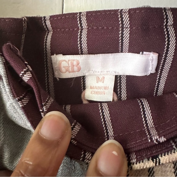 GB High Rise Contrast Print Pleated Skirt size small - Picture 6 of 7